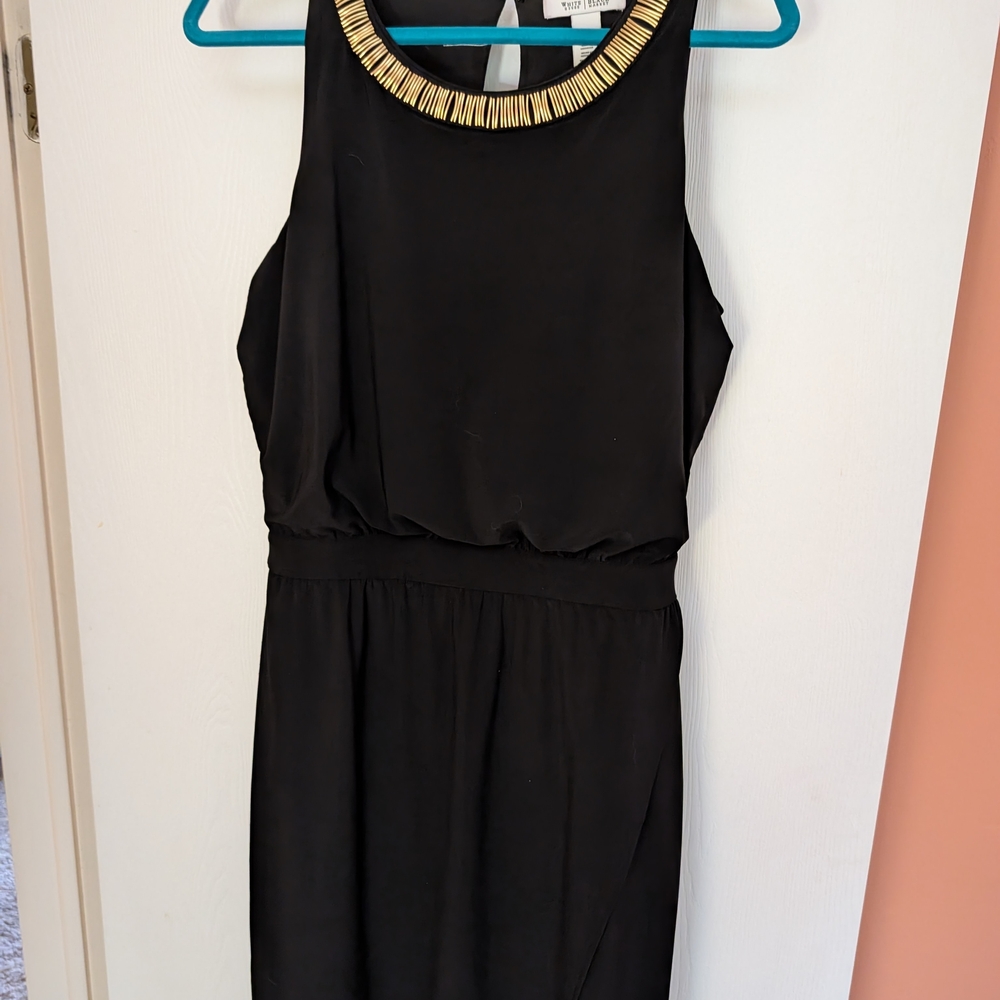 White House Black Market Elegant Black Sleeveless Dress